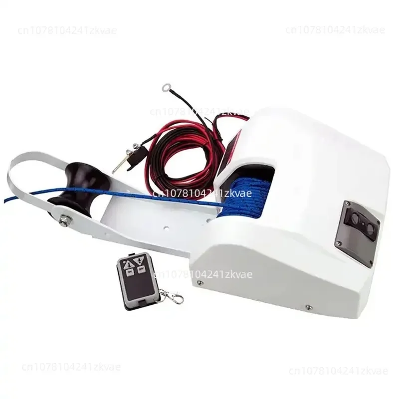 White 12V electric anchor 35SW winch suitable for anchor weight of 16kg yacht ship accessories