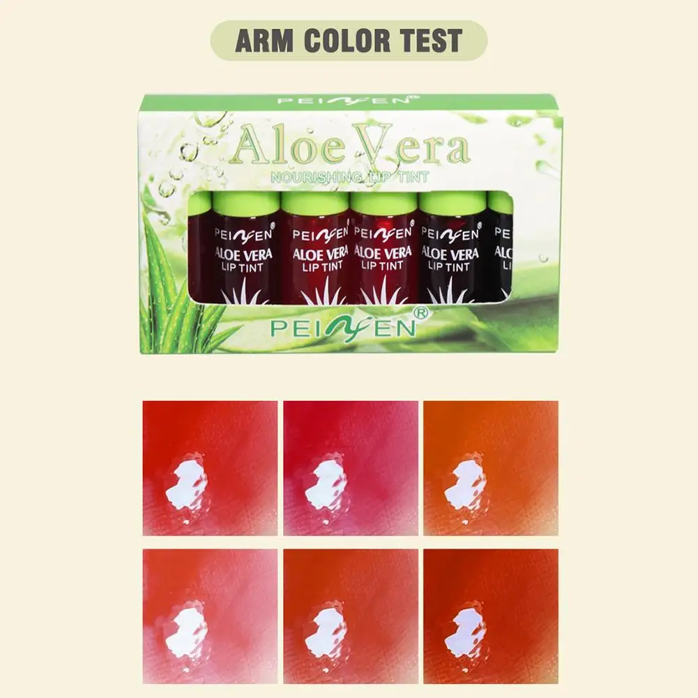 6 SZT. Nawilżający Błyszczyk do Ust Transparentny Olejek do Ust Nawilżający Lakier do Ust Powiększający Usta Nawilżający Makijaż Płynna Pomadka do Ust Kosmetyki do Ust