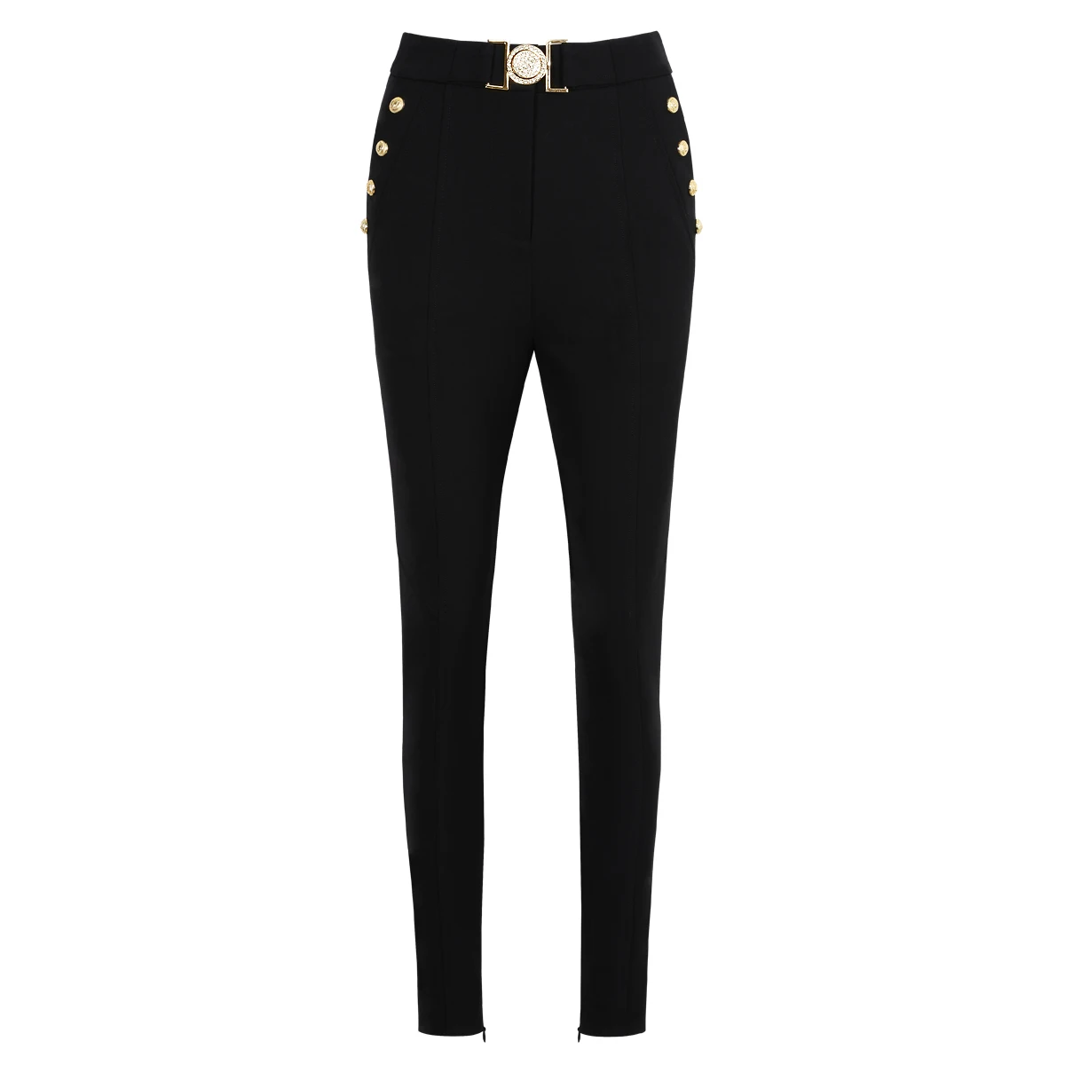 

High-Quality Spring And Autumn New Style Button Fashionable Temperament Commuting Comfortable Women's Casual Small Leg Pants