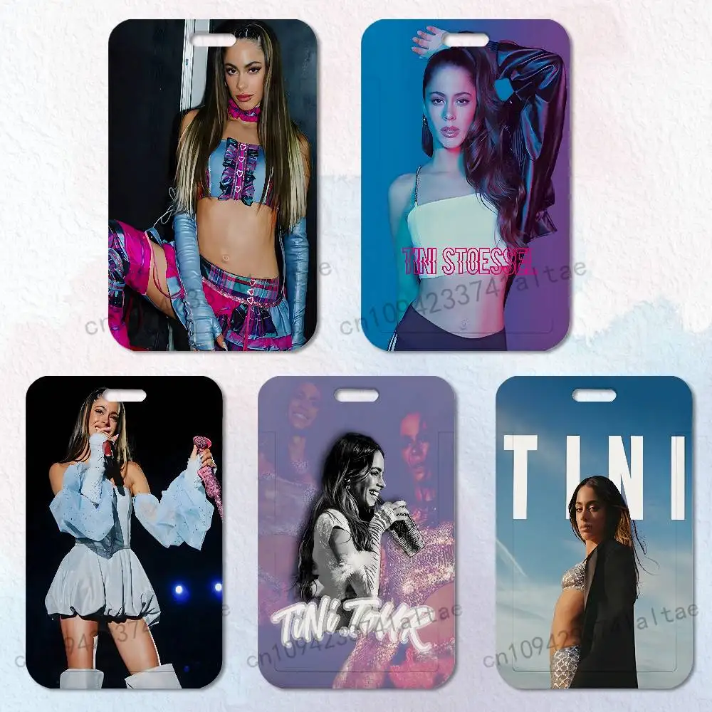 

Singer T-TINI Martina Stoessel Card Holder Lanyard Camera Neck Strap Credit Card Case ID Badge Credentials Protection