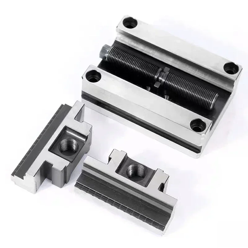 High-precision four-turn table fixture self-centering CNC vise CNC machining center concentric flat-nose pliers 0.03MM Hot sales