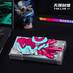 THE LAB E-Model Crane WASA Half Crush Chameleon Mobile Power Bank 10000mah Cyber Punk Assemble Luminous Fast Charging Power Bank