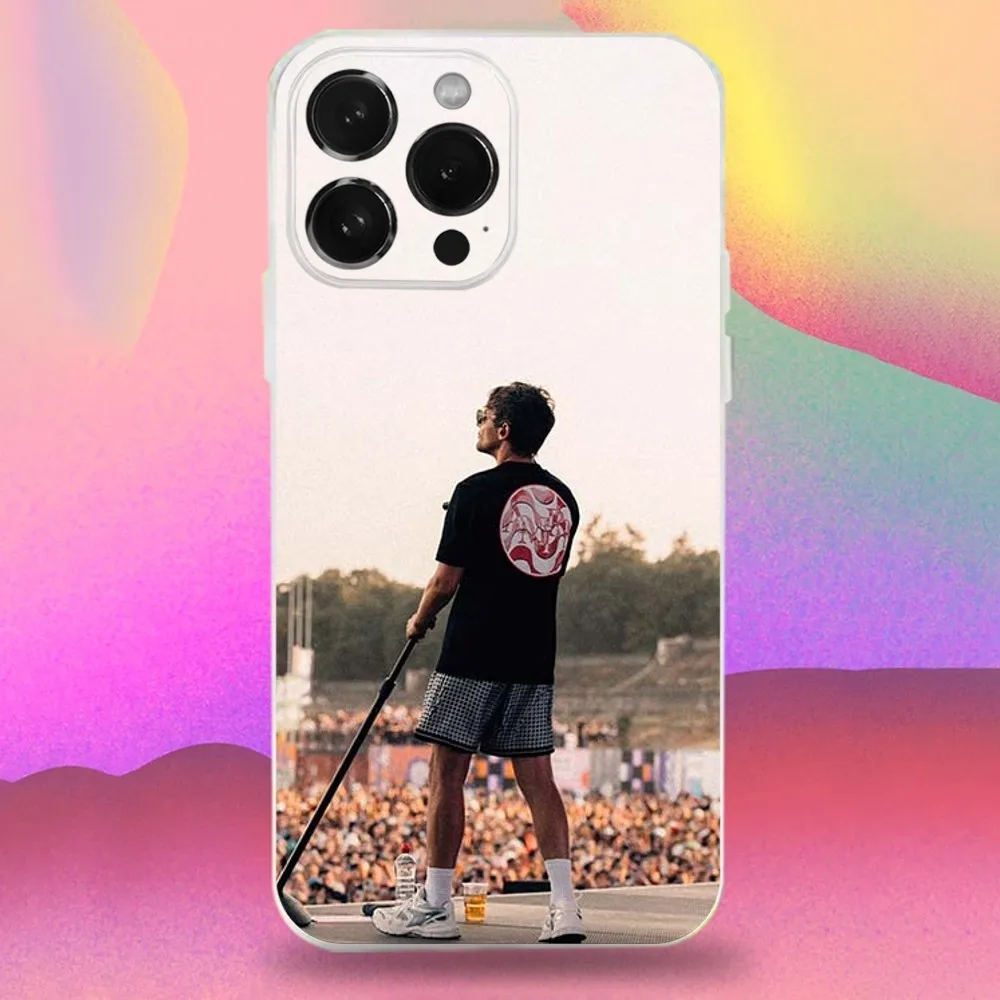 Louis Singer T-Tomlinson Phone Case For iPhone 16,15,14,13,12,11 Pro,Max,Plus,X,XS,XR,SE,Mini Transparent Silicone Soft