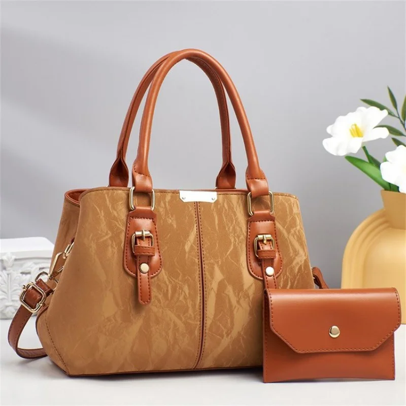 

Элегантная кожаная женская сумка через плечо, элитная брендовая модная классическая парижская дизайнерская повседневная сумка