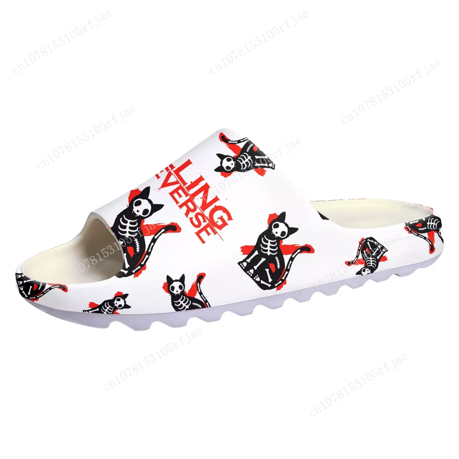 Falling In Reverse Punk Rock Band Soft Sole Sllipers Home Clogs Water Shoes Mens Womens Teenager Beach Customize on Shit Sandals