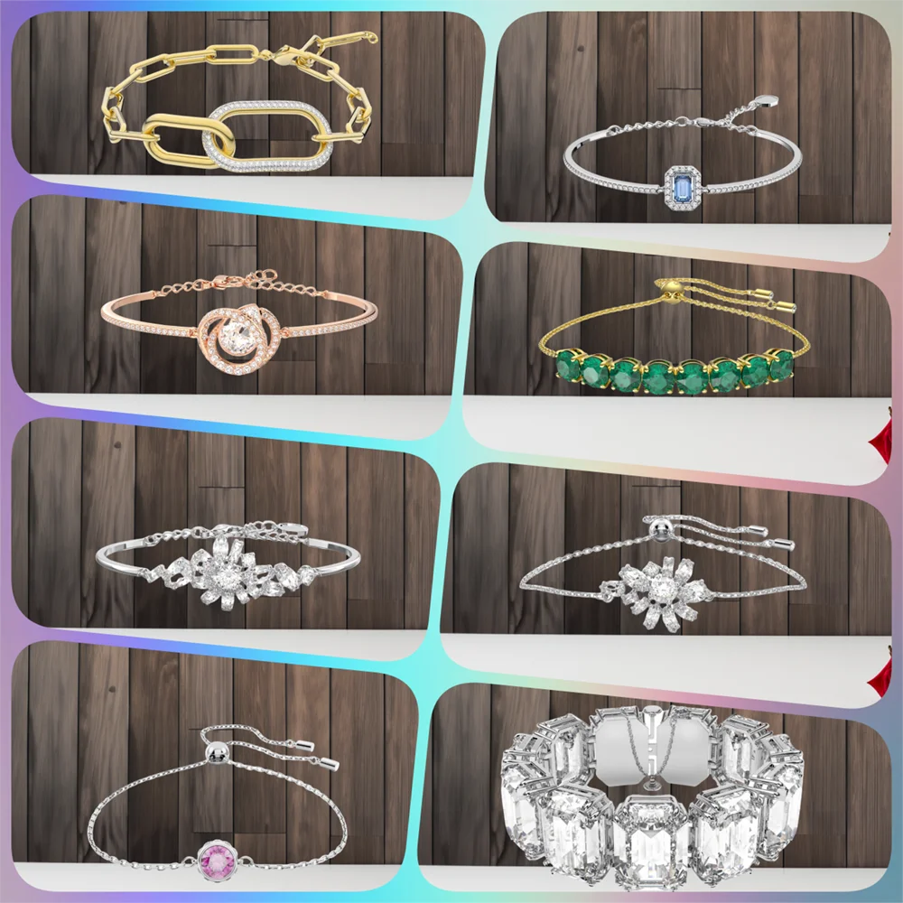 

2025 Hot Sale S925 Silver Crystal-Shining Women's Bracelet, for Weddings & Parties, Elegant Bridal Jewelry