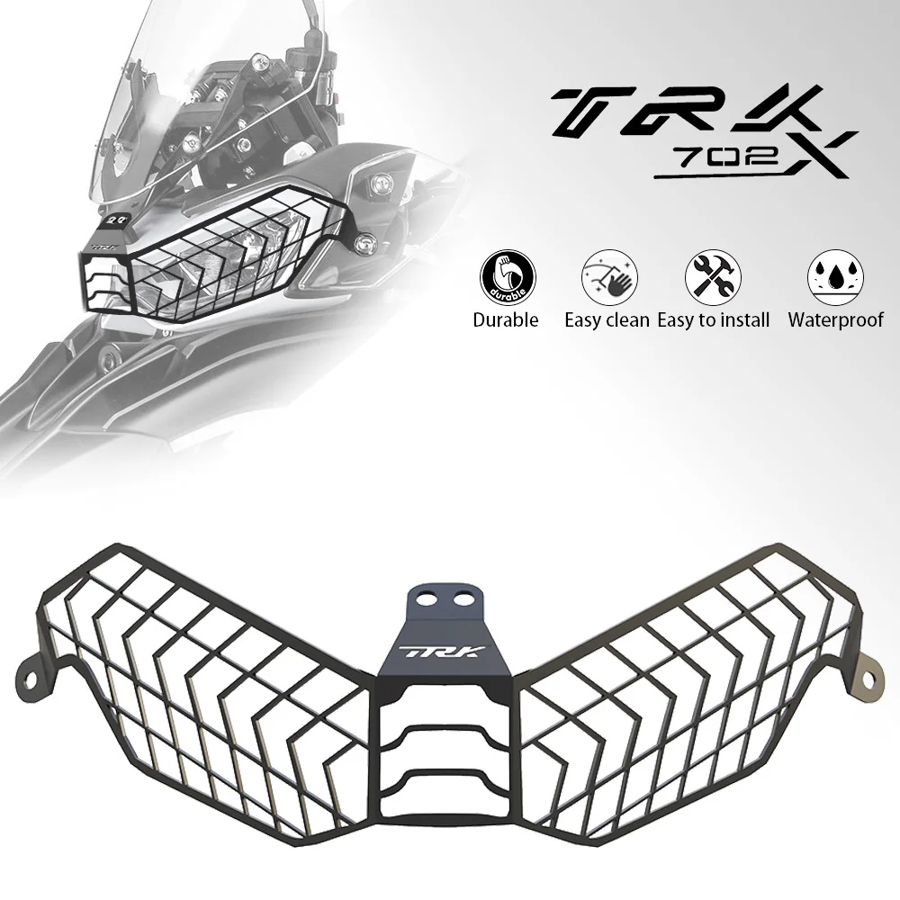 

2024 FOR Benelli TRK702 TRK702X TRK trk 702 702x Motorcycle Headlight Grill Guard Protection Cover Protector 2023 TRK 702 702X