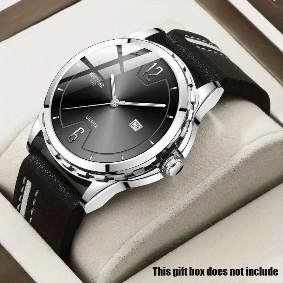 

Модные мужские повседневные часы с большим циферблатом, спортивные кварцевые наручные часы, часы с датой, подходят для студентов или мужчин