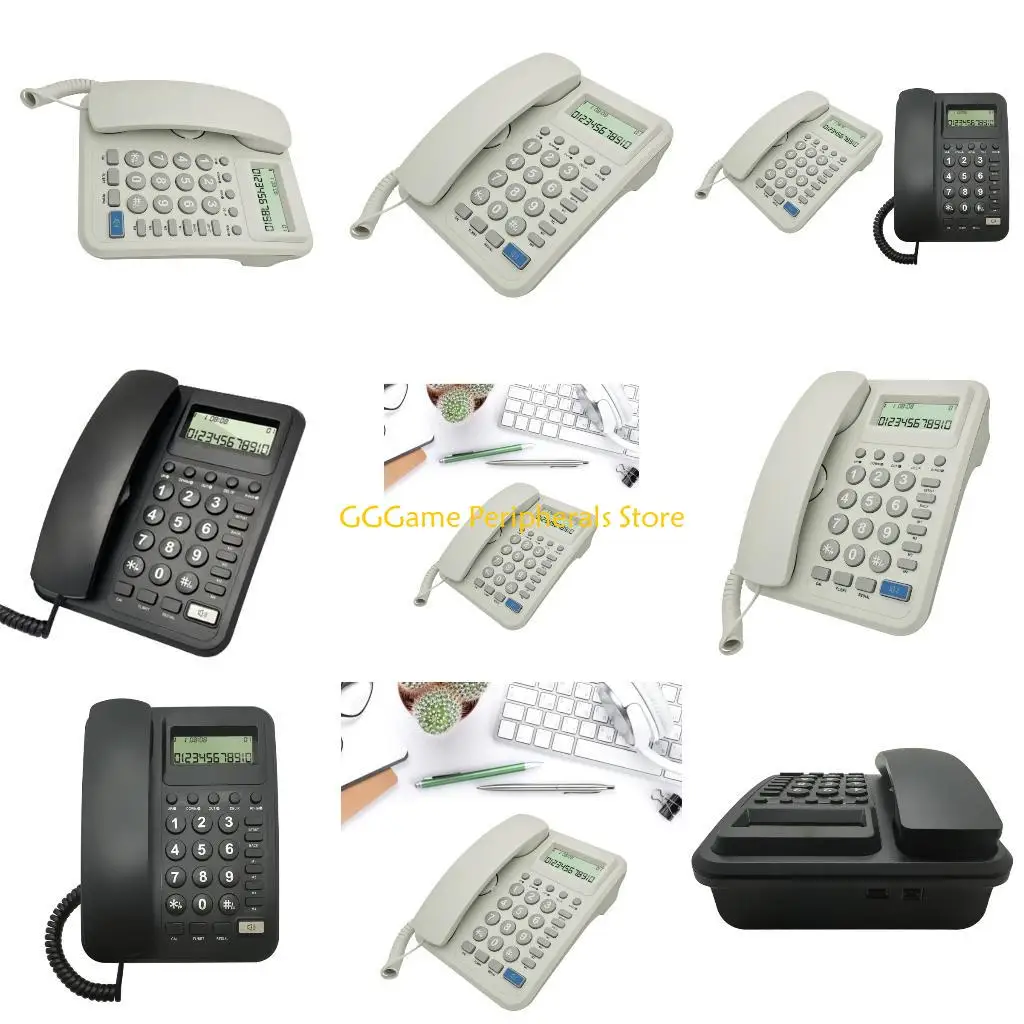 U55B Corded Phone Landline Phone Desktop Phone for Home/Hotel/Office Call Display