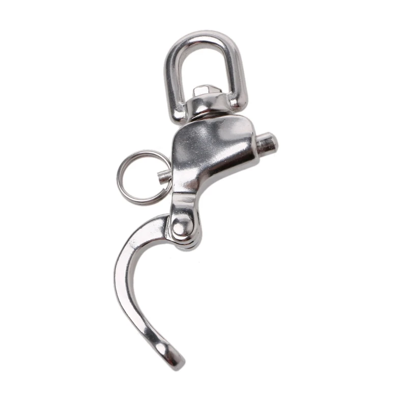 Stainless Steel Spring Carabiner Quick Link Lock Ring Hook Shackle Chain Fastener Hook Hardware