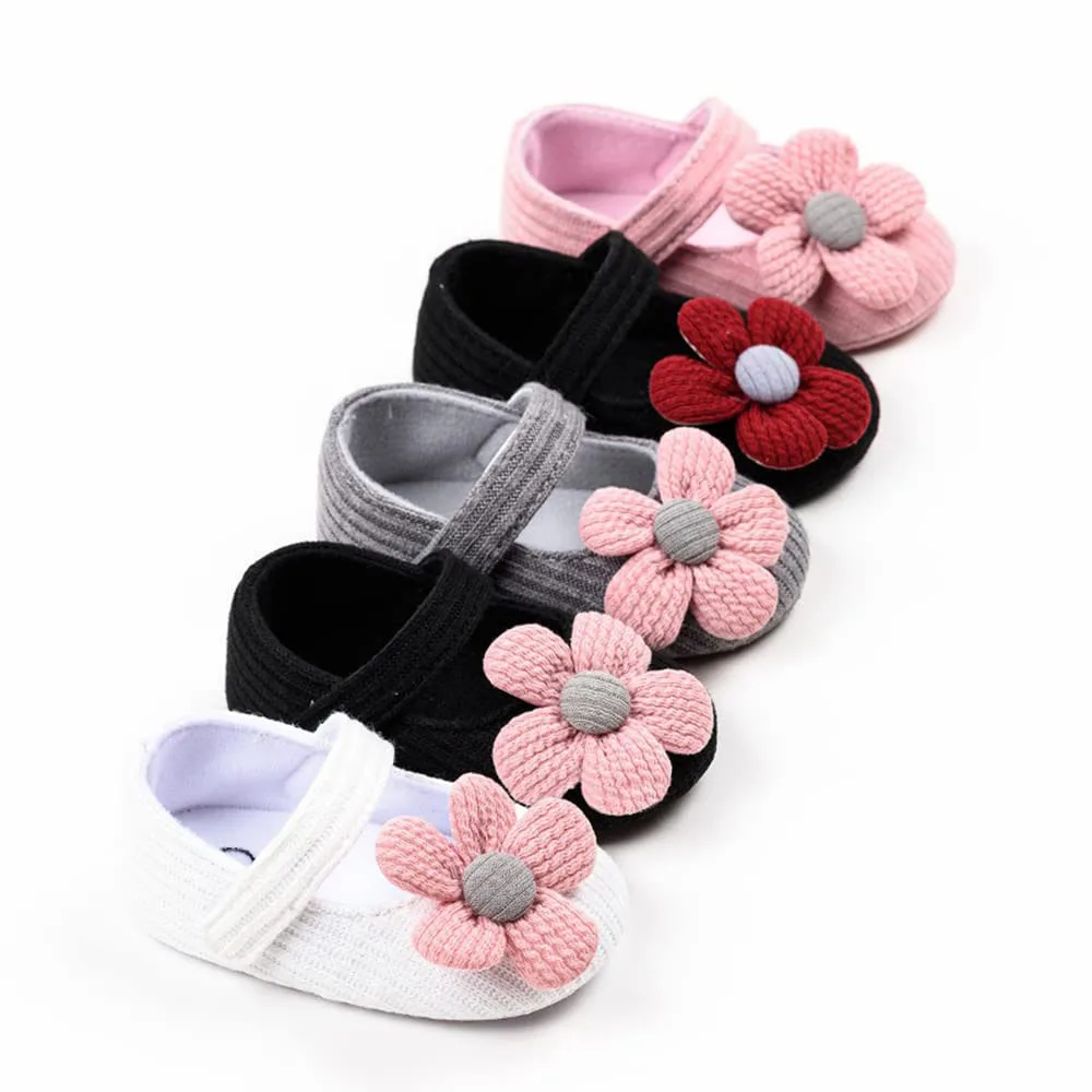 Infant Baby Girls Princess Mary Jane Flats Shoes,Toddler Soft Sole Wedding Dress First Walker Non-Slip Bowknot Pre-Walkers Shoes