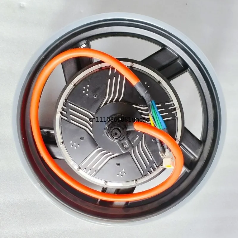 For 17 Inch 6000W 72V Hub Motor Right Disc Brake Electric Motorcycle High Power Drive Motor