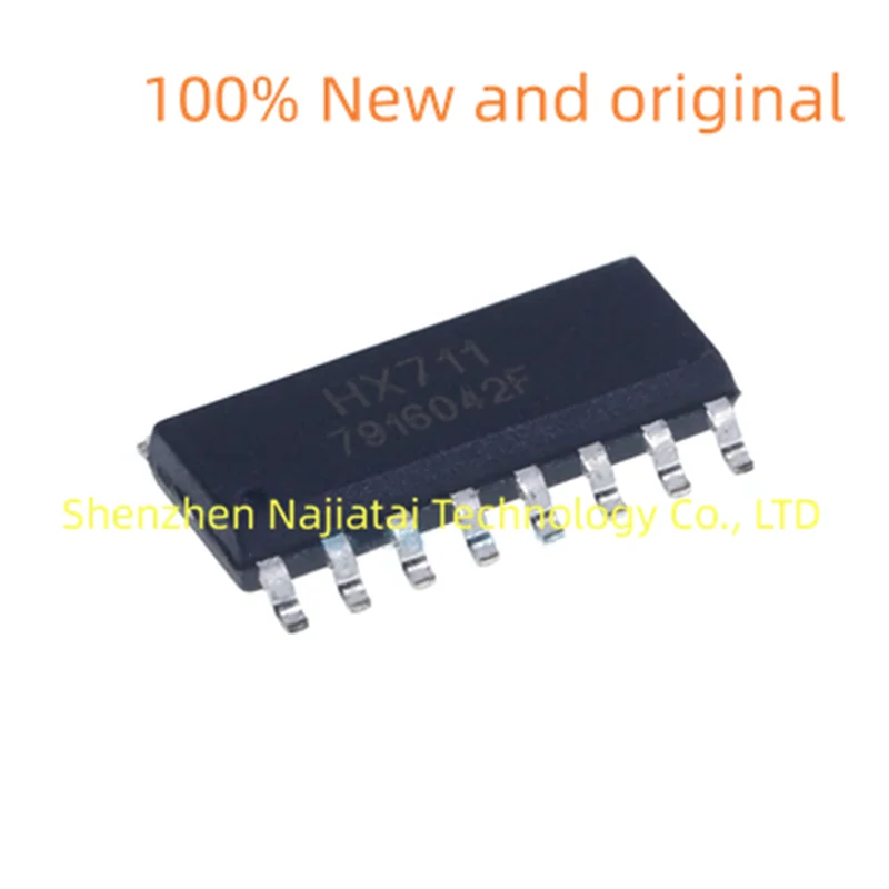 10PCS-50PCS/LOT 100% New Original HX711 SOP16 IC