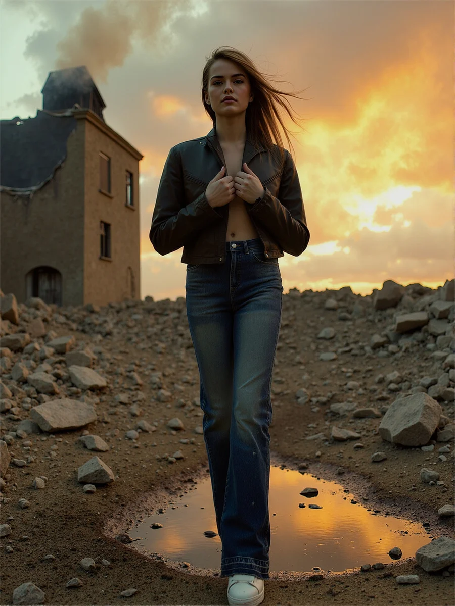 여성용 플레어 디스트레스드 진 팬츠 데님 여성 의류 카고 스트레이트 캐주얼 하이웨이스트 슬림 찢어진 루즈 레트로 지퍼