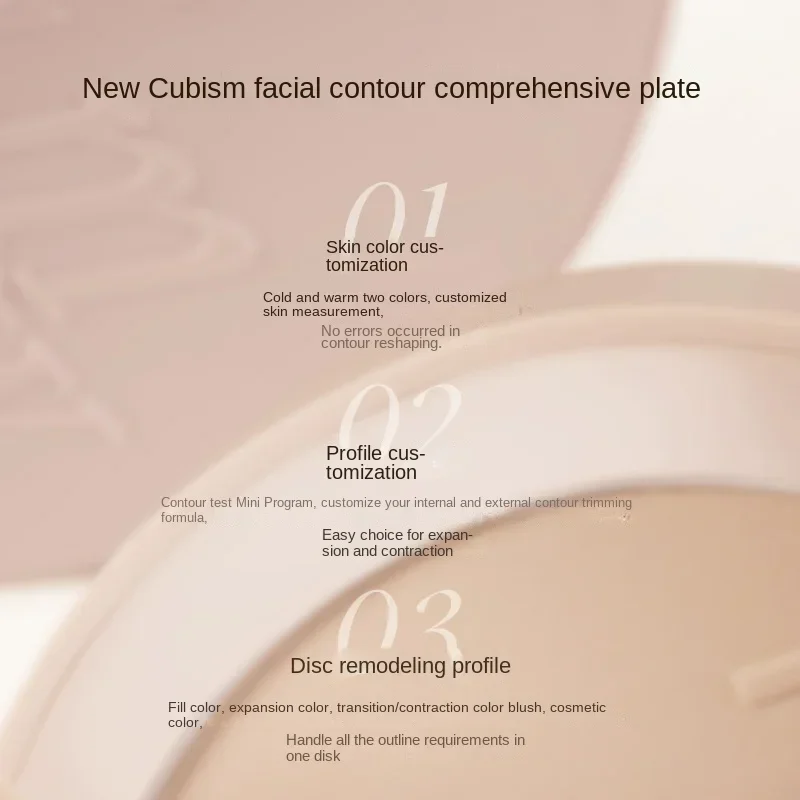 Joocyee Face Palette Primer Base Trucco Contorno Fondotinta Trucco Correttore Crema Contorno Palette