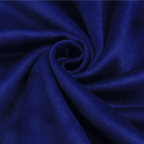 Deep blue wool fabric cashmere fabric 680g/meter middle thickness warm,WF227