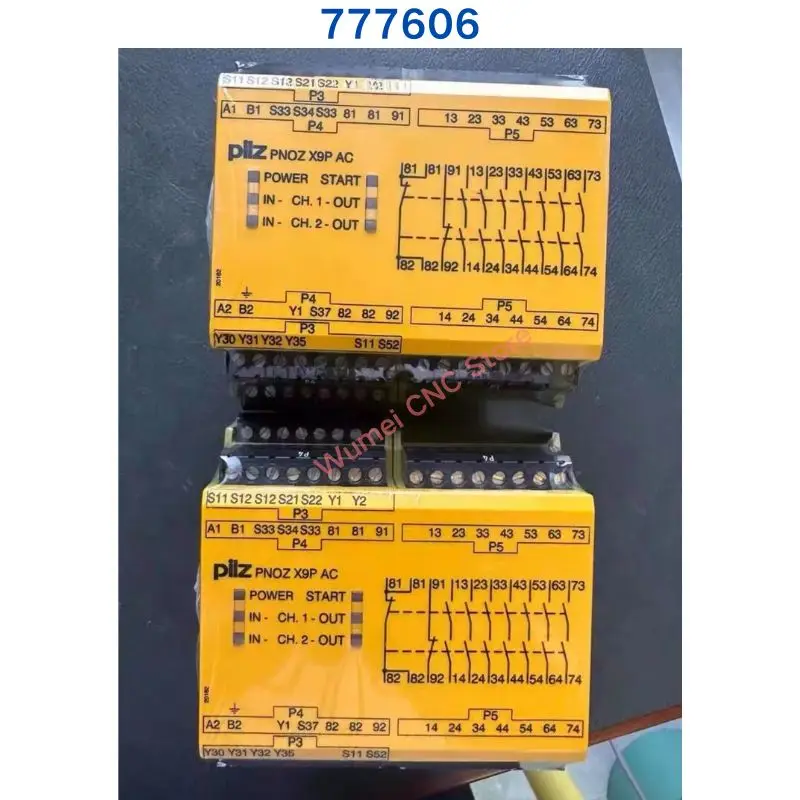 brand new for PILZ safety relay PNOZ X9P AC  777606 1 piece