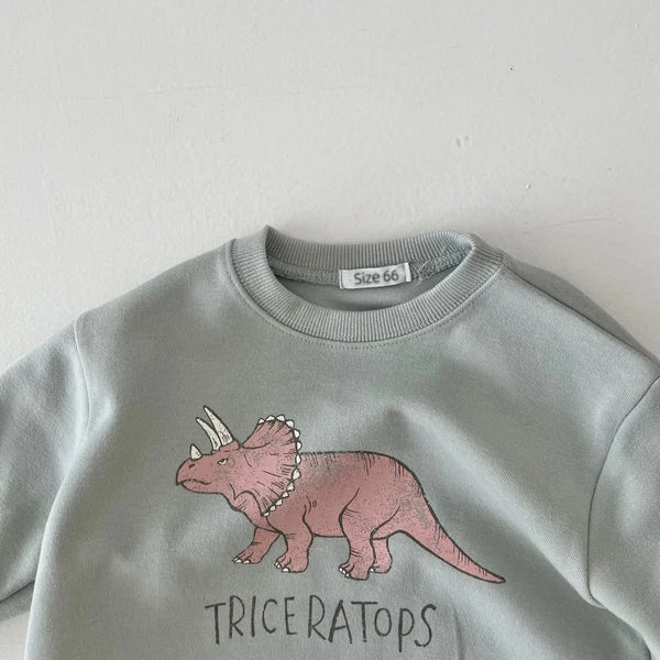 Sudadera de dinosaurio Original para bebé, Pelele de una pieza, trajes coreanos para bebé, Otoño, 2023