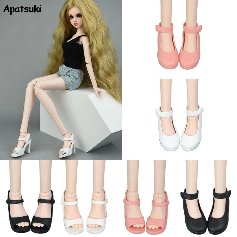 

Doll Accessories for 1/4 BJD Doll Shoes For 1:4 Xinyi SD Doll 3 Colors High Heeled Sandals Dollhouse Playhouse Kids Toy Children