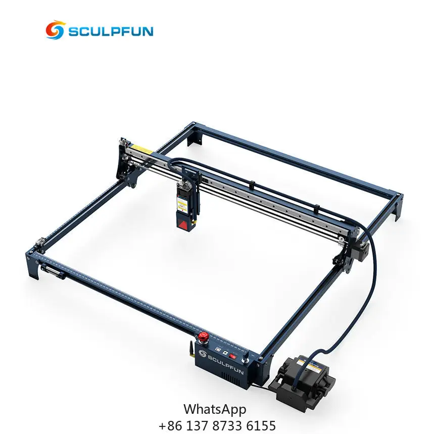 SCULPFUN S30 Ultra 33W Wood Acrylic Cutter Engraver Keychain Dog Tag Graving Diode Mini Laser Printing Cutting Engraving Machine