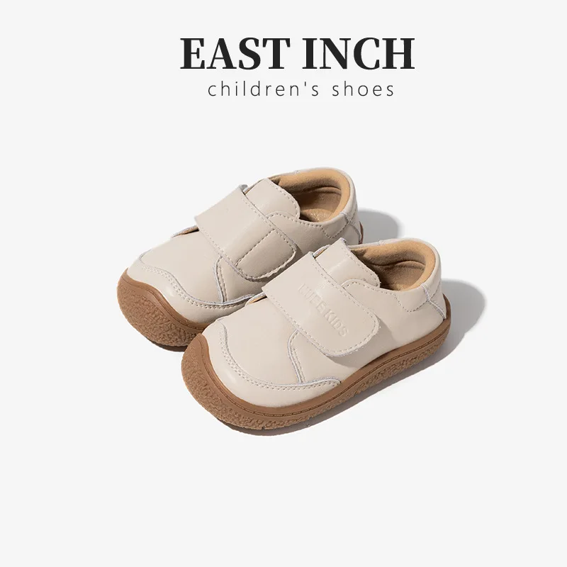 Boys Girls Casual Bag Head Toddler Shoes Spring Autumn New Baby Soft-soled Small Leather Shoes Children's Anti-kick Single Shoes