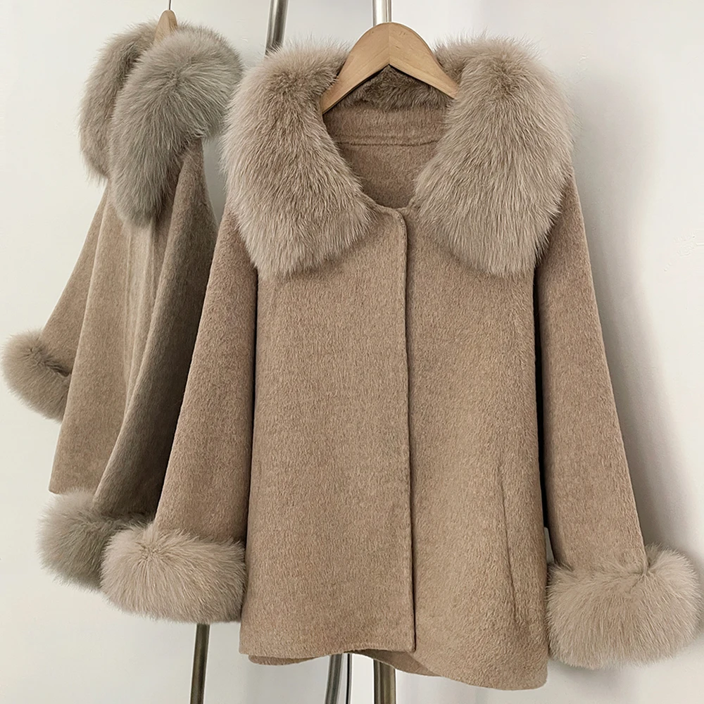 Women's Wool Wrap Coat Double Faced Wool Belted New Arrival Minimalist Wool Outerwear Smooth Wool Texture Daily Commute Outfit
