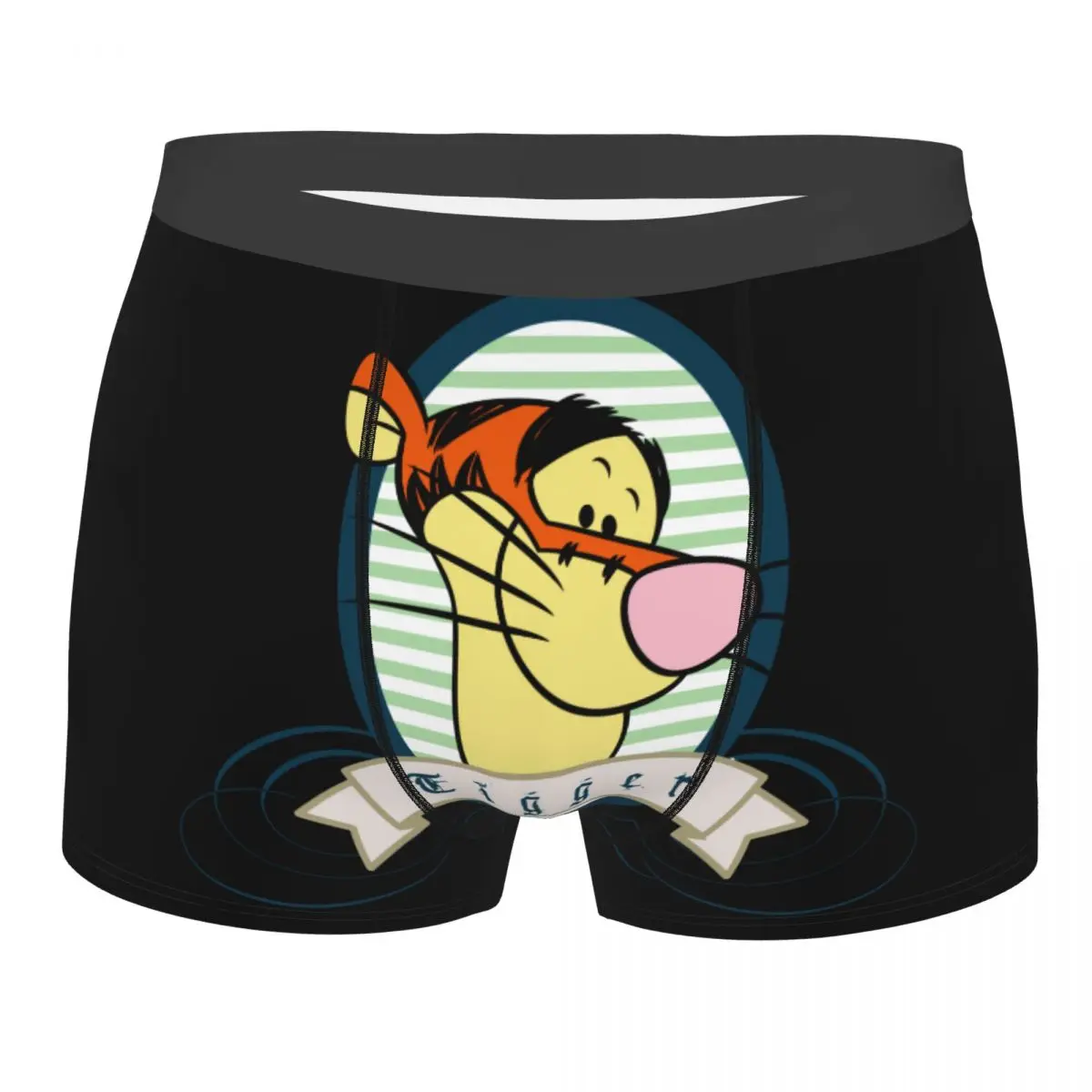 

Animation Cartoon Winnie The Pooh Boxer Shorts Men 3D Printed Male Stretch Tigger Underwear Panties Briefs