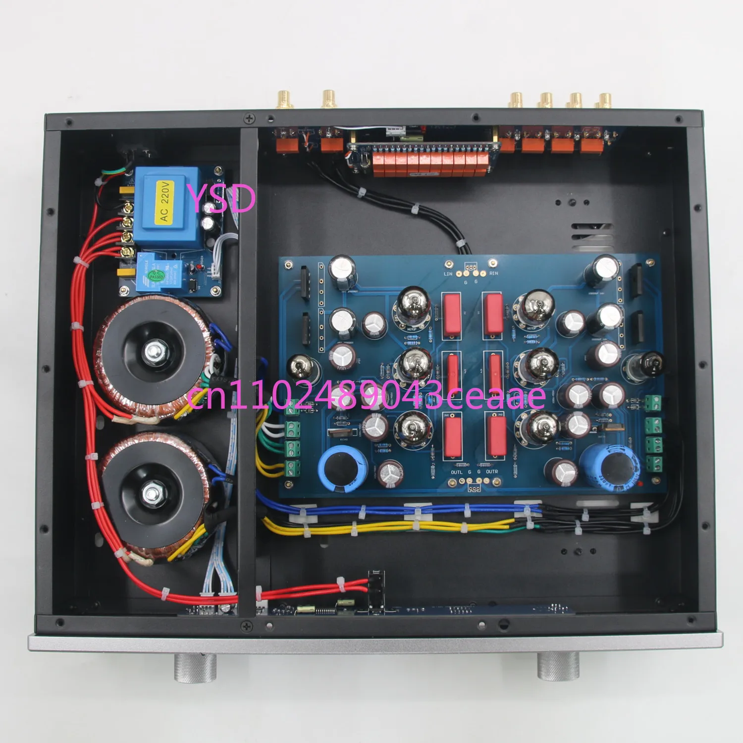 Finished HiFi Remote Control Stereo Tube Based on JADIS JP200 Pre-Amp 4 Way Input 2 Way Output
