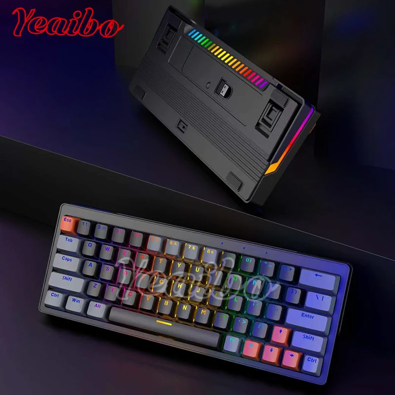 Profile Kit Kids  Gundam Compact Chassis Black Accessories Walnut ultra Thin Light Hardware Software Type c Buy Gaming Keyboard