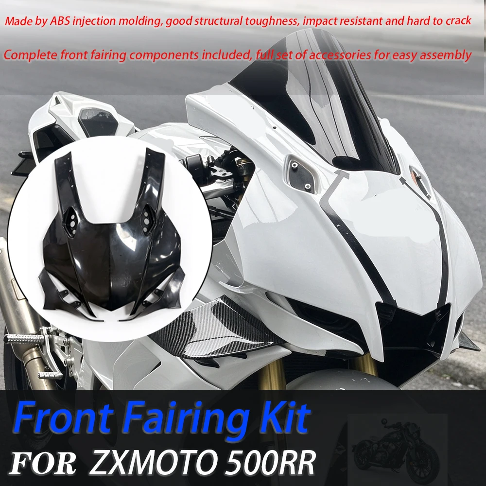 For ZXMOTO 500 Motorcycle R1 Style Integrated Front Fairing Kit
