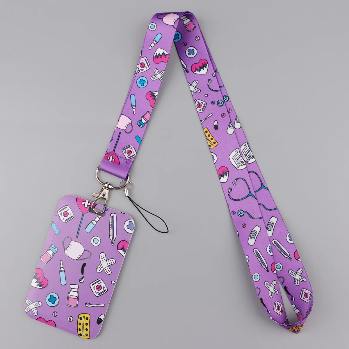 Medical Doctor Nurse Lanyard Neck Strap Keychain ID Card Cover Badge Holder Mobile Phone Hang Rope Keyring Accessories Gifts