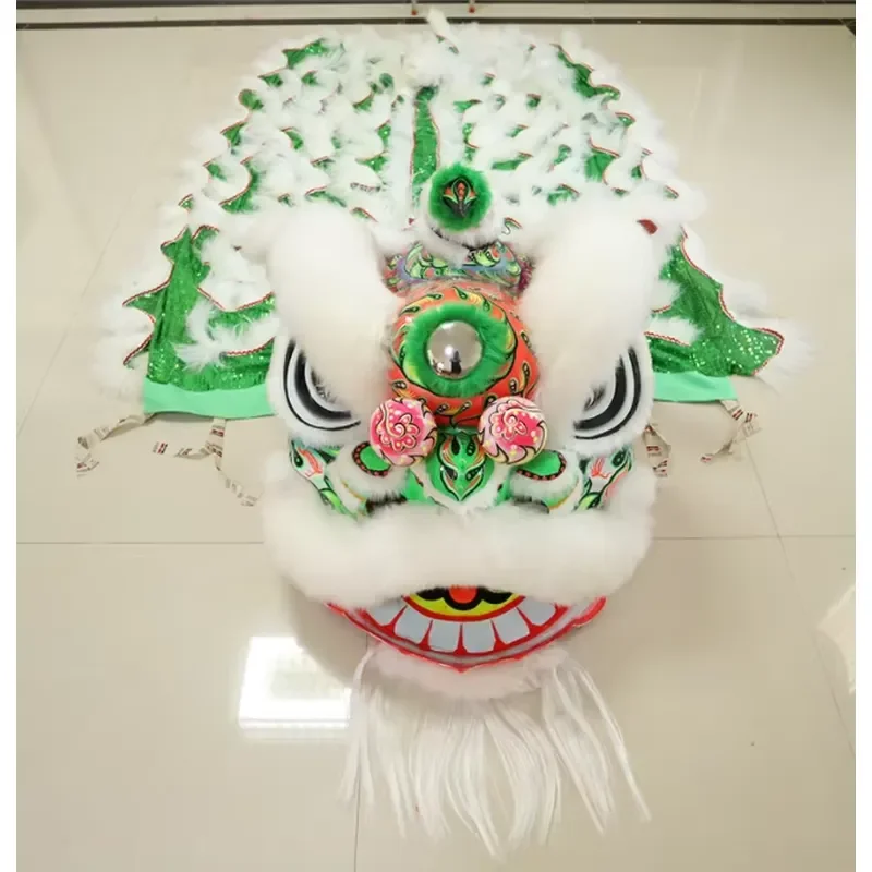 Traditional Chinese Lion Dance Costume Handmade Two Person Performance Outfit Folk Art Cultural Festival Celebration Dress Up