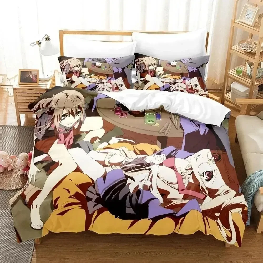 Okami-san And Her Seven Companions Bedding Set Bedroom Soft Modern Bedspreads Comefortable Duvet Cover Quilt Cover Pillowcase