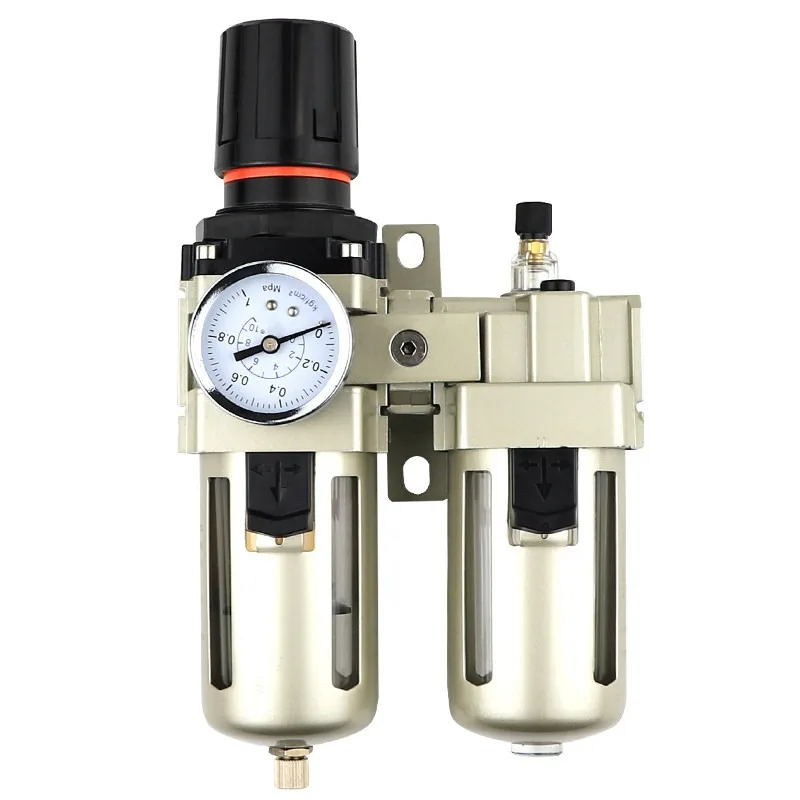 AC2010/3010/4010-02-03 -04 Air filtration Air source treatment Pressure regulating filter two-piece