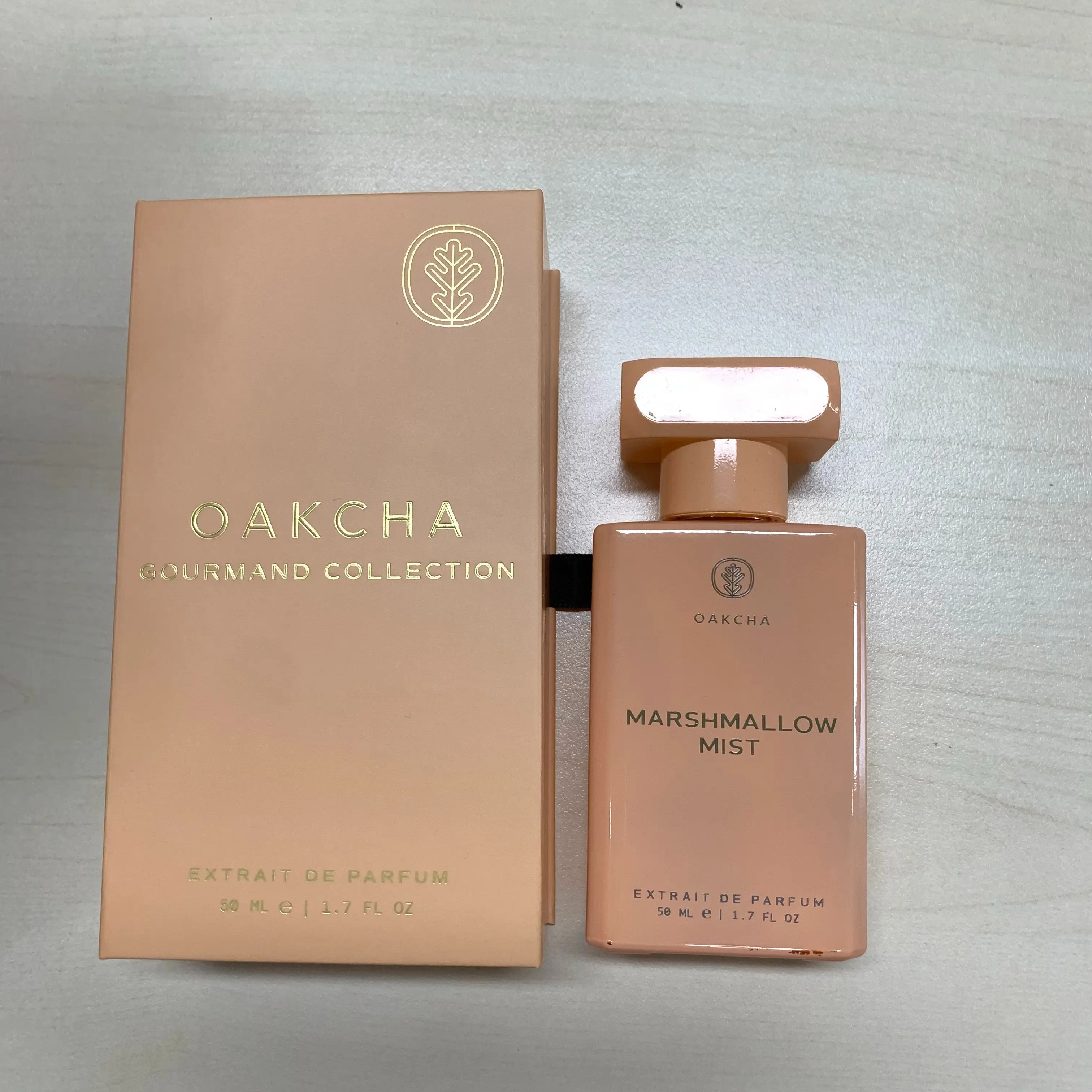Oakcha Marshmallow Mist Perfume 50Ml,Healing Marshmallow Gourmand Note, Marshmallow、Sugar、Vanilla、Peach、Musk、Amber.High‑Concentrate Long‑Lasting, Great For Date And Party.