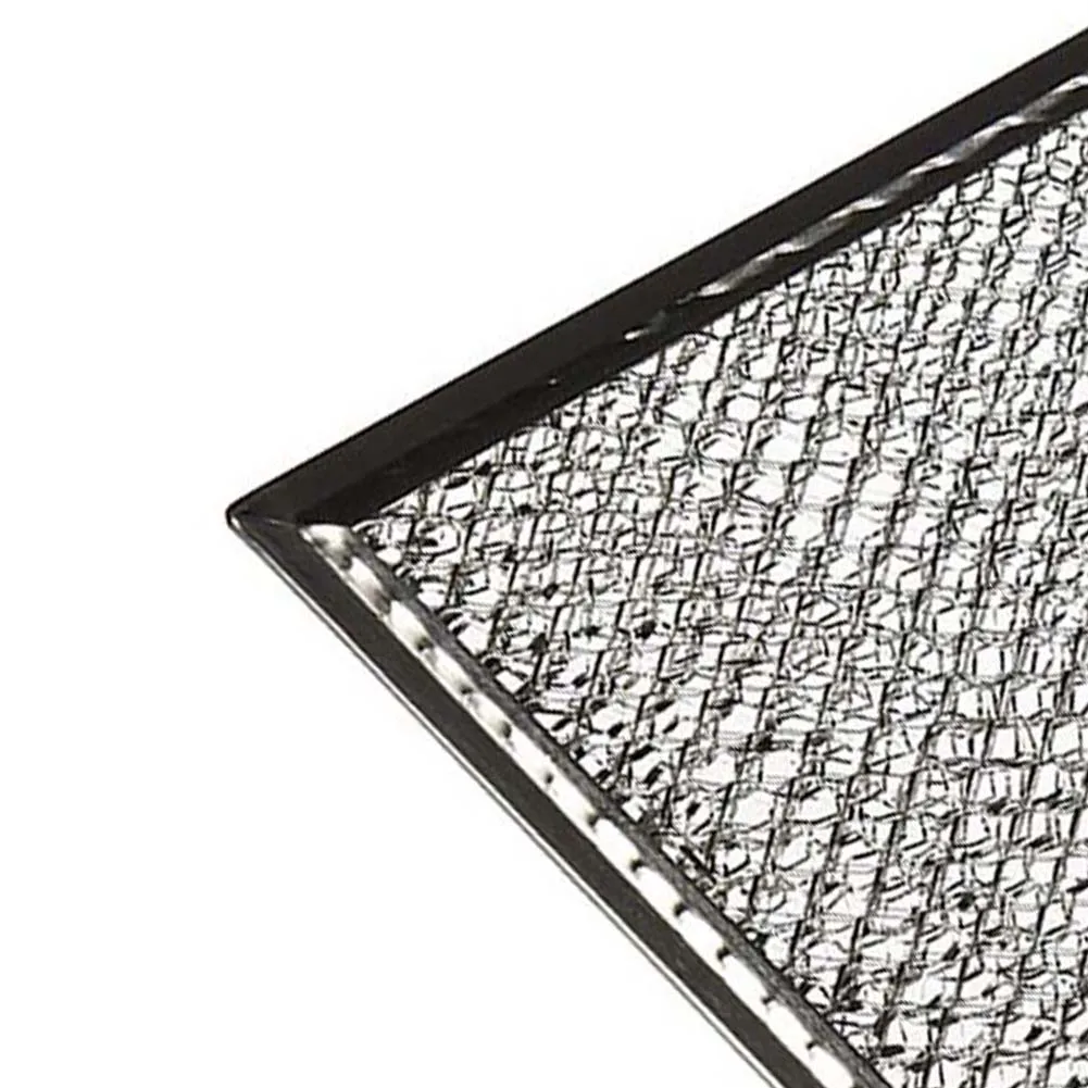 Aluminum Mesh Silver Black Grease Filter Captures Grease Particles Aluminum Construction Heat Resistant Aluminum