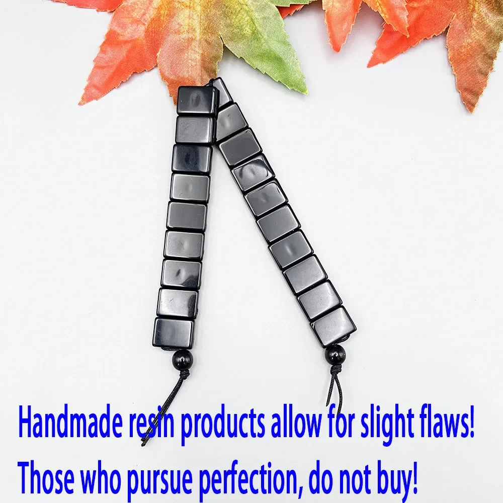 NJ93 جديد الوردية الرجال عالية الجودة الاكريليك الخرز بين الوجه الصلاة أساور التأمل مجوهرات فنجر الضغط اكسسوارات #6