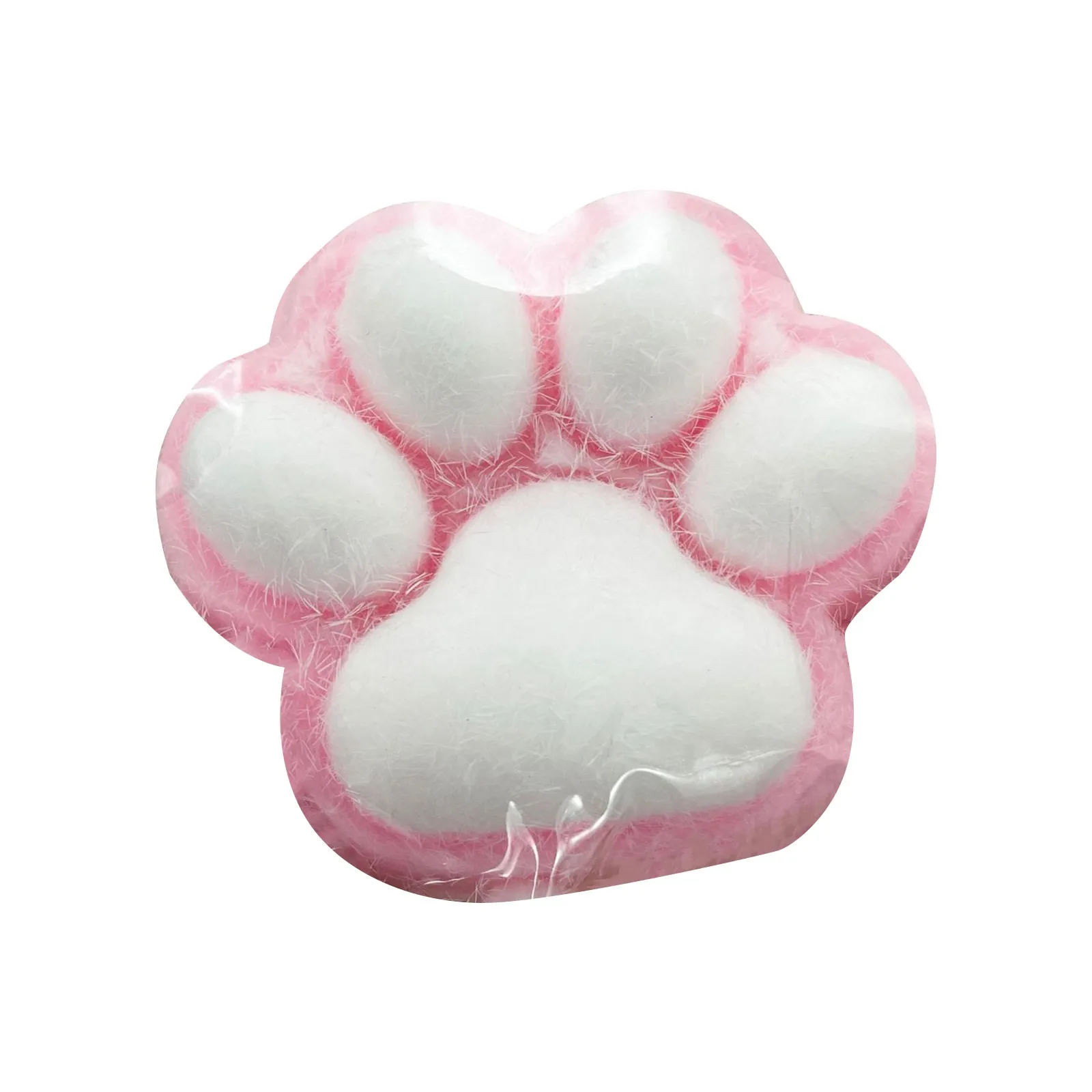 Simulation Cat Paw Toys Squishy Fidget Toy Cute Cat Paw Silicone Slow Rebound Pinch Decompression Stress Release Vent Toy Gift