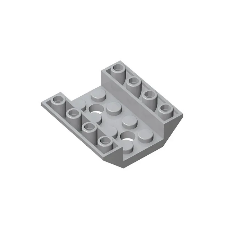 [16Pcs]【50g】 72454 4x4 Perforated Reverse Sloping Facing Brick,standard Size Blocks, DIY MOC Creation Parts.