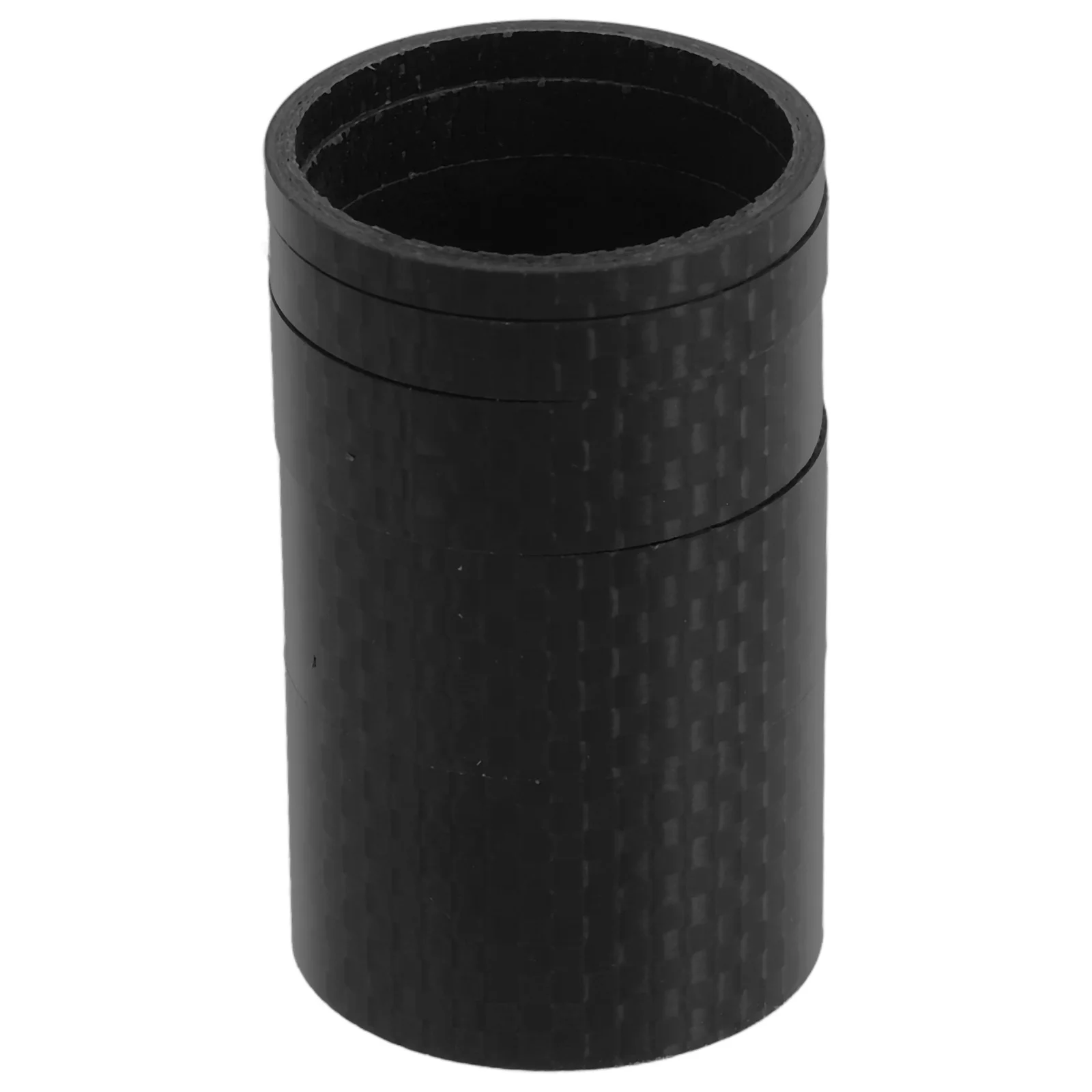 5Pcs Carbon Fiber Bicycle Headset Gaskets Road Mountain Bike Compatible Sturdy Spacers Enhance Cycling Efficiency