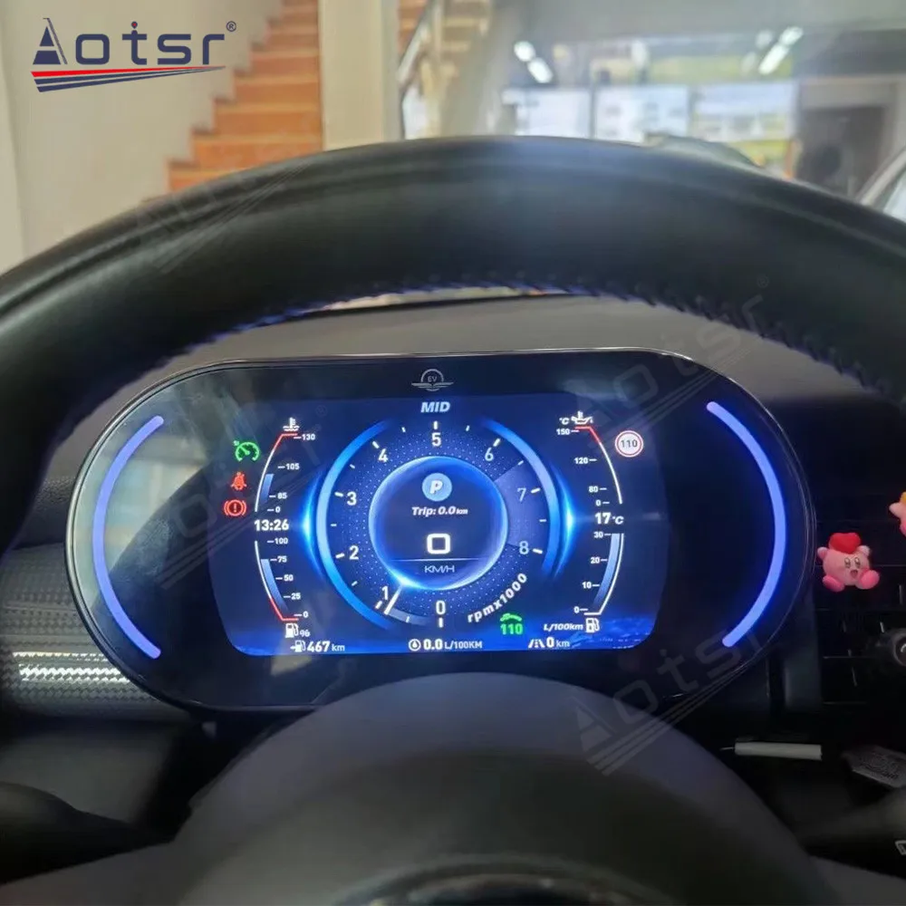 7 Inch Digital Cluster Odometer Screen For BMW MINI 2014-2023 Multimedia Player Dashboard Speed Meter Car Accessories