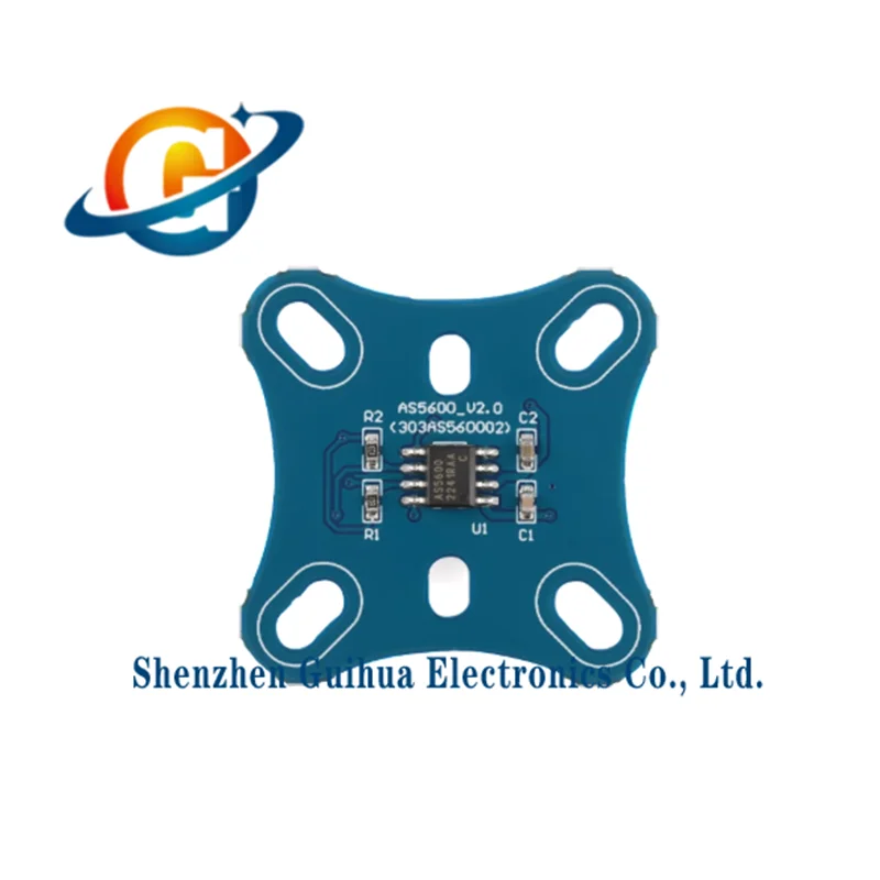 1 piece AS5600 magnetic encoder module, magnetic induction angle measurement sensor module, FOC 12 bit high-precision