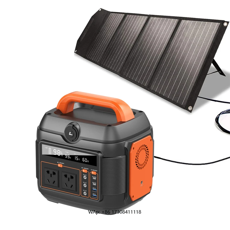 160000 mAh 576Wh 600W solar generator 110 volt 220 volt PD100W outdoor portable emergency power station