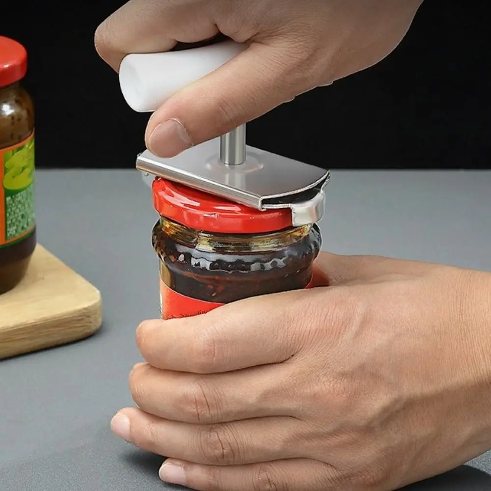 

Stainless Steel Manual Can Opener Non-Slip Adjustable Bottle Lid Opener Labor-saving Rotating Bottle Open Tools Kitchen