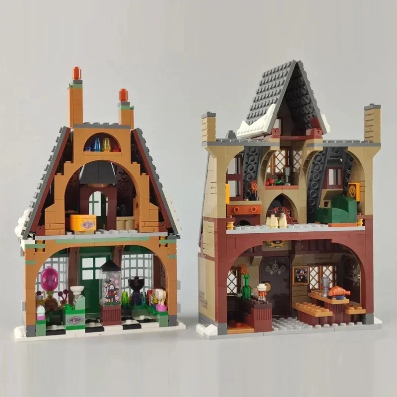 76388 Movie Magic World Building Block Visit The Village City Construction Street View Bricks 851pcs Toys for Children Gift Set