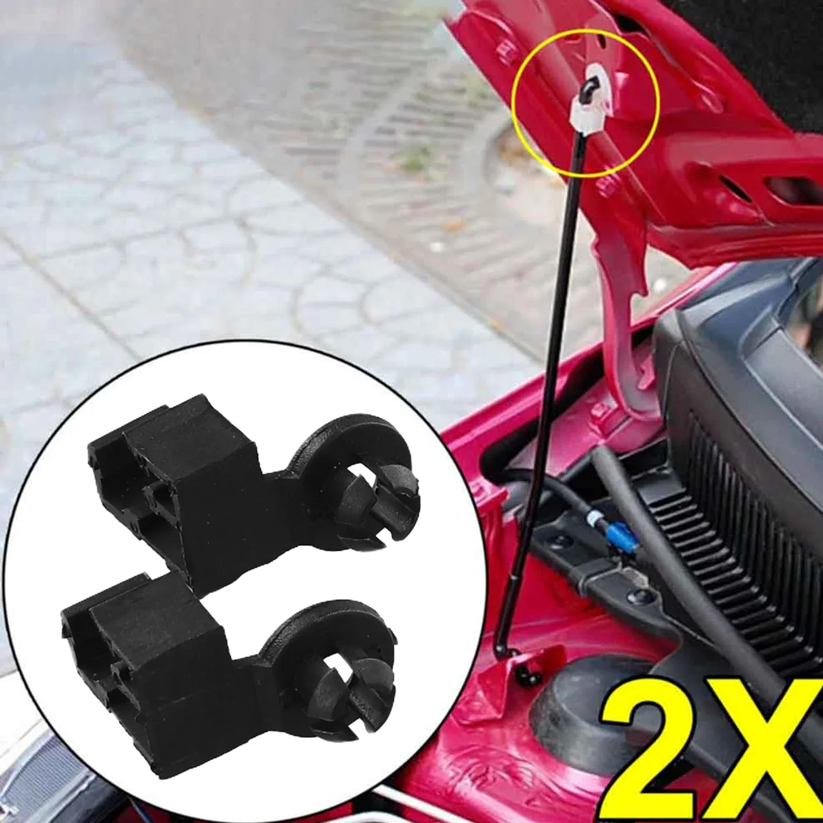 High Quality Plastic Clip Holders for Suzuki Cars Your Hood is Safe and Secure with 2pcs of Pivot Linkage Holders