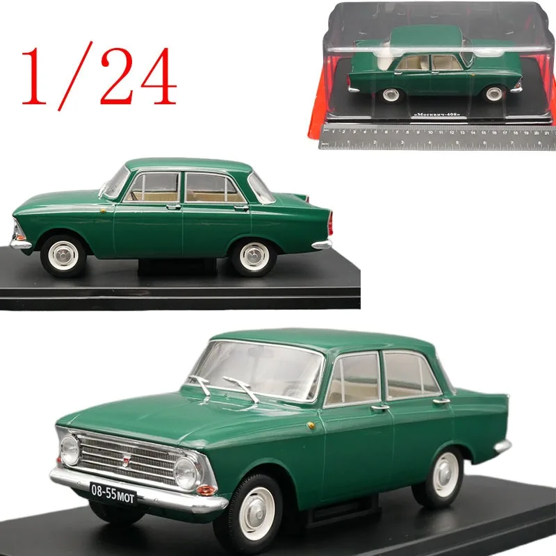 

Ixo Diecast 1/24 Scale ‌Moskvich 408 (1964–1975) Soviet-Era Classic / Retro Car Alloy Car Model Toys for Boys Gift