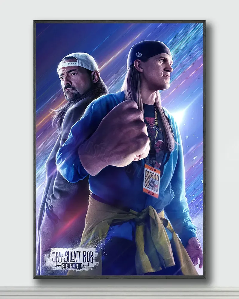 NJ152 Jay and Silent Bob Reboot Movie 2 Silk Posters and Prints wall art Art Poster Home Decor
