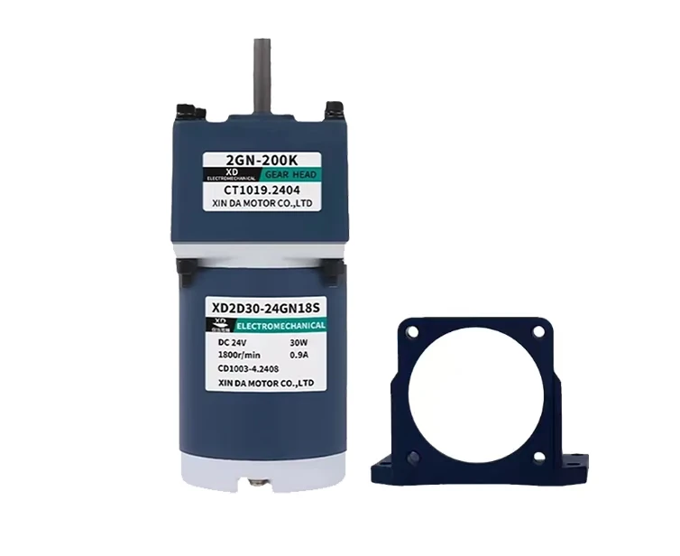 12V 24V DC Gear Reducer Motor 30W High Torque Speed Adjustable DC Motor CW CCW
