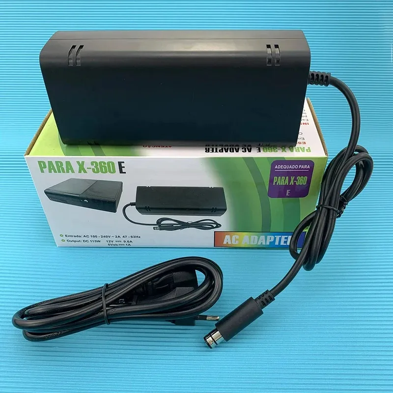 

Xbox 360 E Console Power Supply - 110 - 240V AC Adapter with Cable, US/EU/UK Plug - Replacement for Xbox 360E Host